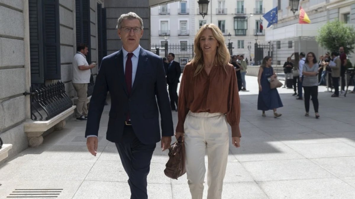 Alberto Núñez Feijóo y Cayetana Álvarez de Toledo