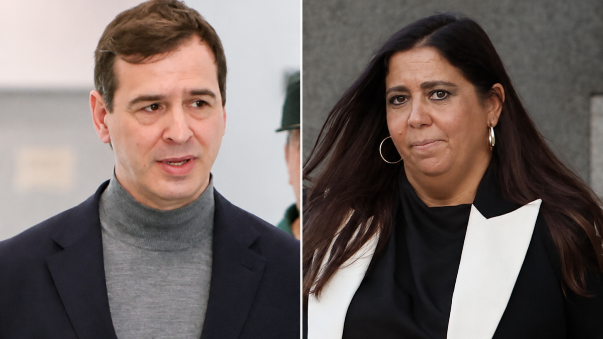 David Sánchez y la jueza Beatriz Biedma