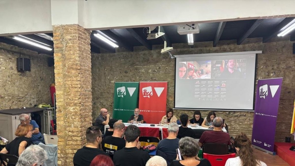(Foto de ARCHIVO) Consejo Político Nacional (CPN) de Esquerra Unida del País Valencià (EUPV)