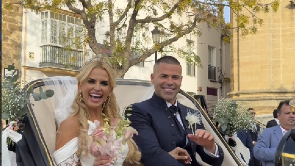 Chari Lojo (Gran Hermano) y Agustín Redondo (Mujeres y Hombres y Viceversa) recién casados.