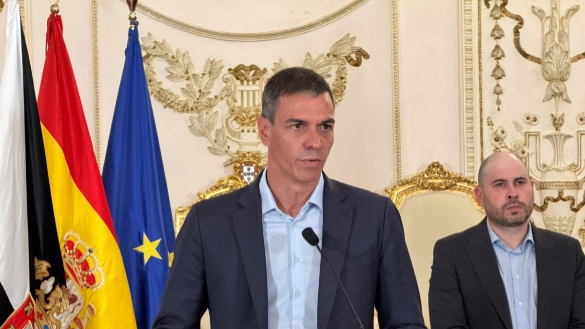 El presidente del Gobierno, Pedro Sánchez, en Ceuta.Era el 31 de julio