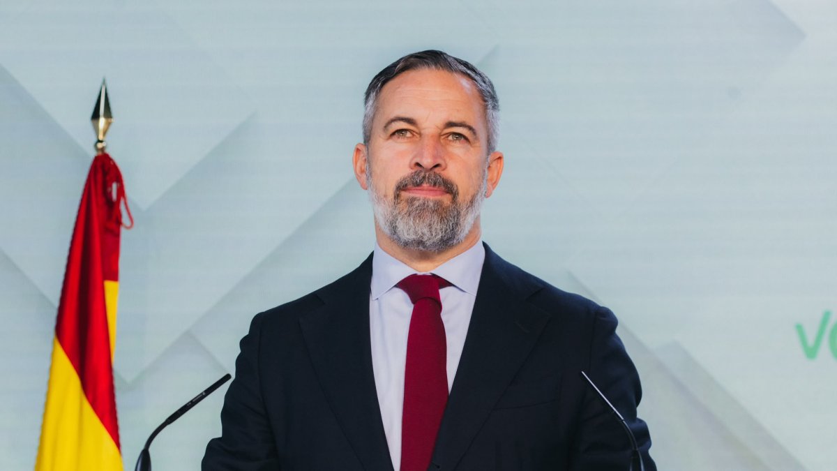 El presidente de Vox, Santiago Abascal