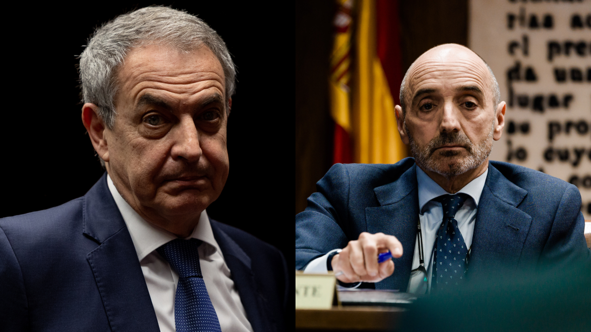 El expresidente del Gobierno, José Luis Rodríguez Zapatero, y el empresario Julio Martínez.