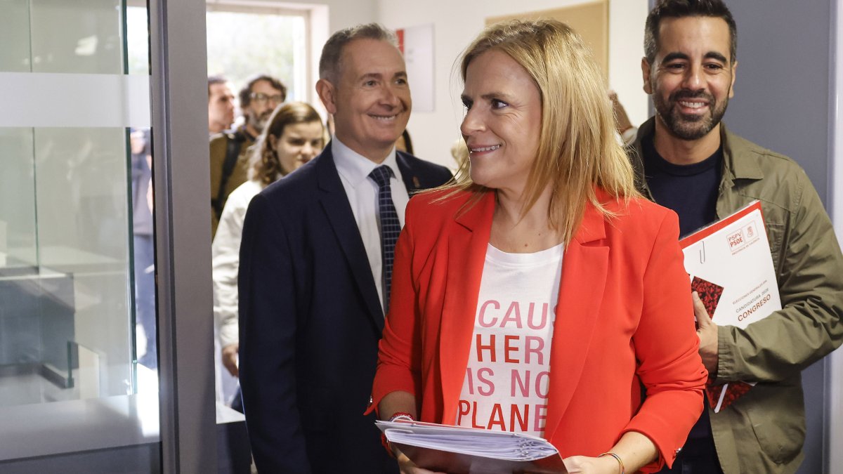 La delegada del Gobierno en la Comunidad Valenciana y cabeza de lista del PSPV-PSOE en Valencia, Pilar Bernabé.