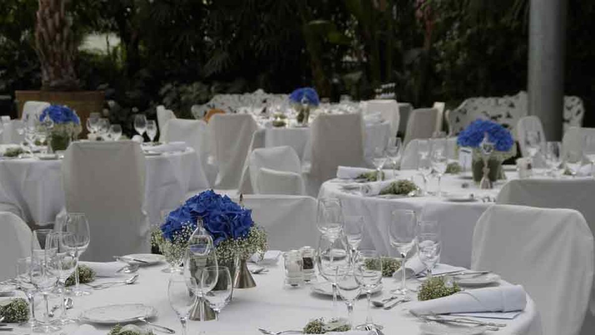 Imagen de un banquete de boda.