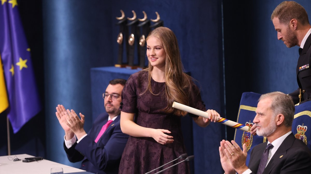 La Princesa Leonor, en los Premios Princesa de Asturias 2025.