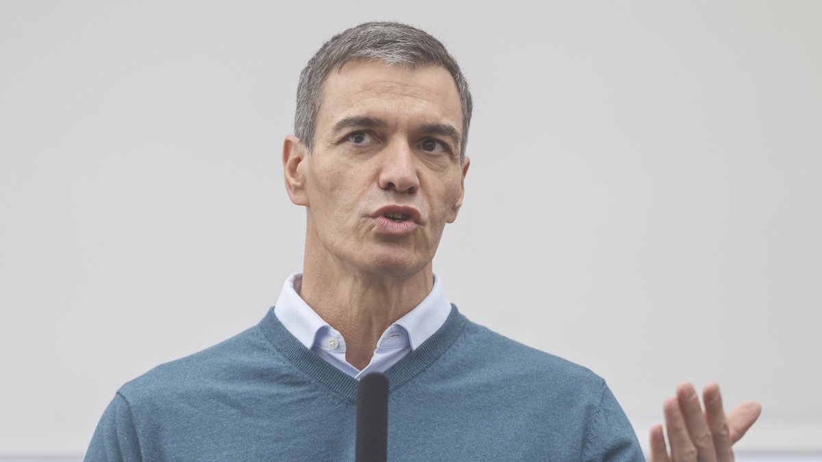 Pedro Sánchez, el martes en Oliva