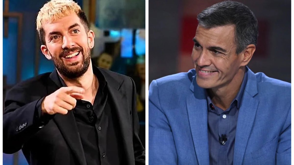 David Broncano y Pedro Sánchez