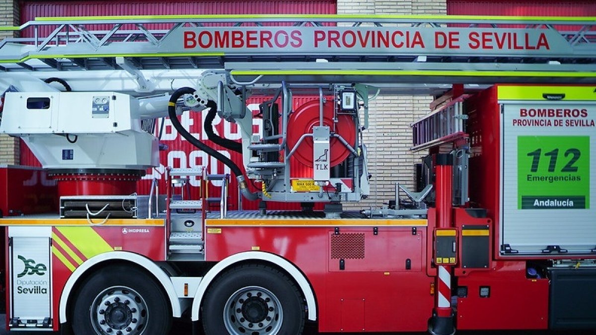 Imagen de recurso de un camión de bomberos.