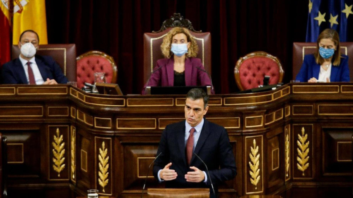 Pedro Sánchez en el Congreso de los diputados