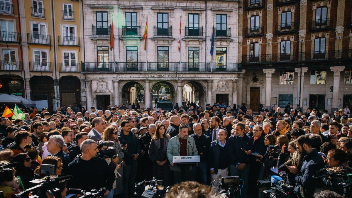 El lider de Vox, Santiago Abascal