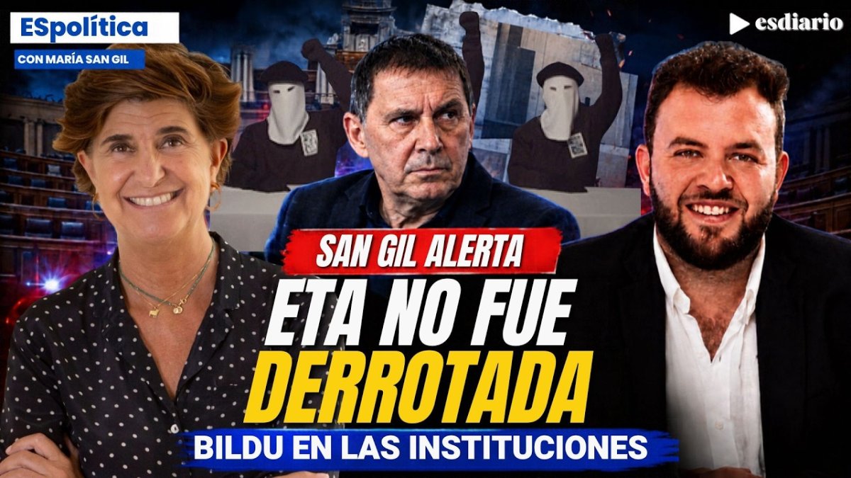 🗣️ Quince años después del anuncio del fin de ETA, la exdirigente del PP vasco sostiene que la banda no fue derrotada y critica que su proyecto político haya sido premiado con presencia institucional. En esta edición de Espolítica, habla también de Bildu, las elecciones del 29N, la relación entre PP y Vox, los escraches a Abascal y la Ley de Nietos.