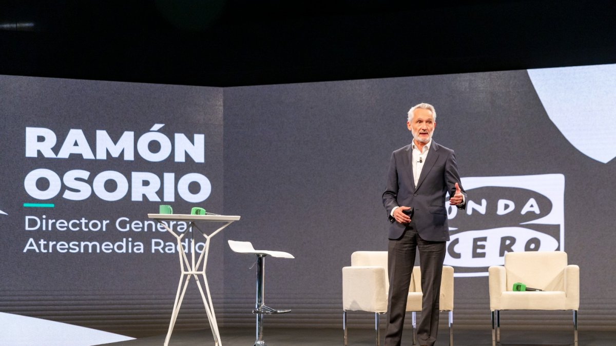 Ramón Osorio, en la presentación de la temporada de Onda Cero.