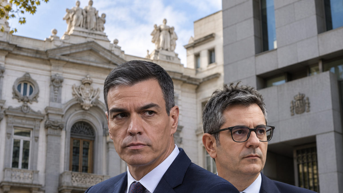 Pedro Sánchez y Félix Bolaños, ante el Supremo y la AN