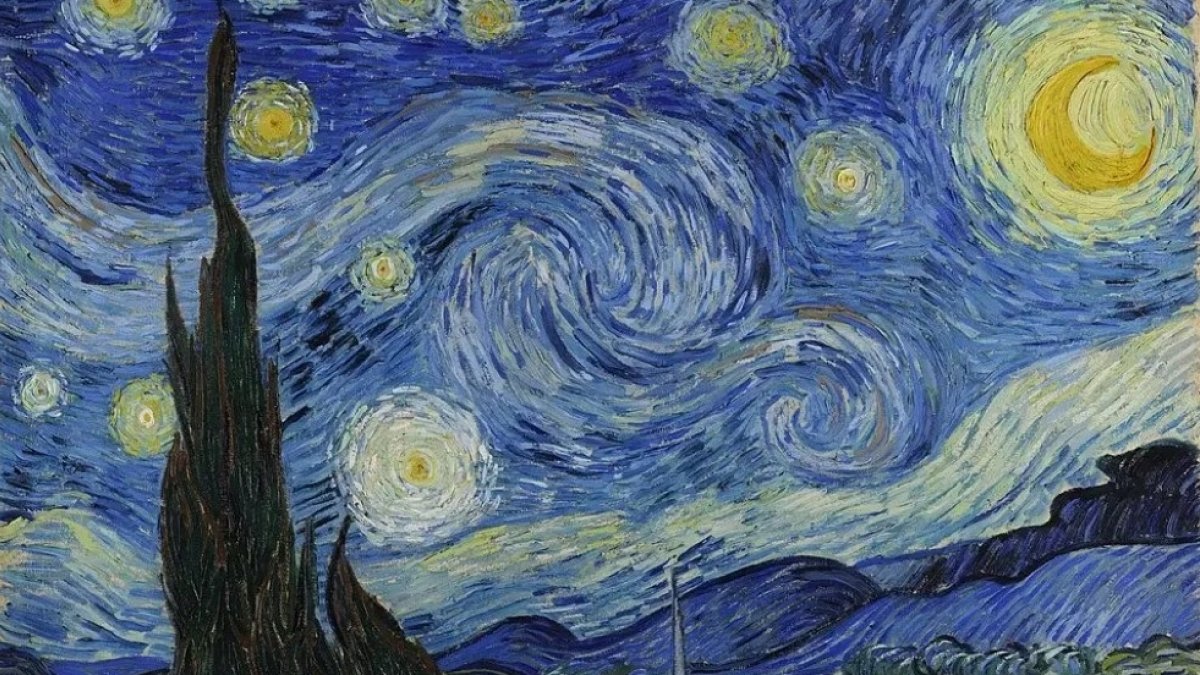 La noche estrellada de Vincent Van Gogh.