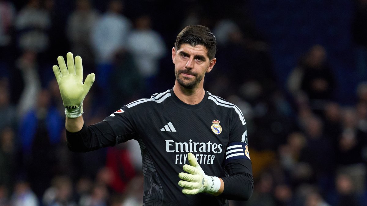 Courtois, baja de última hora para el Clásico de esta noche