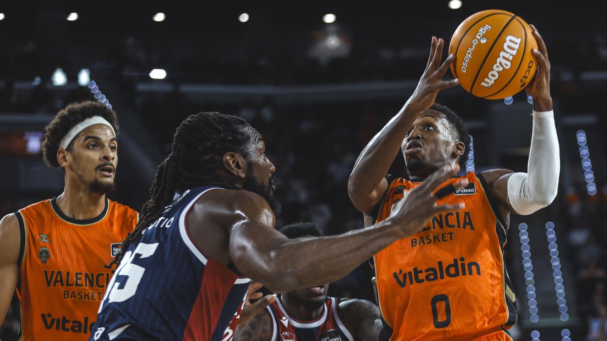 TJ Shorts, con 18 puntos, otra vez máximo anotador de Valencia Basket.