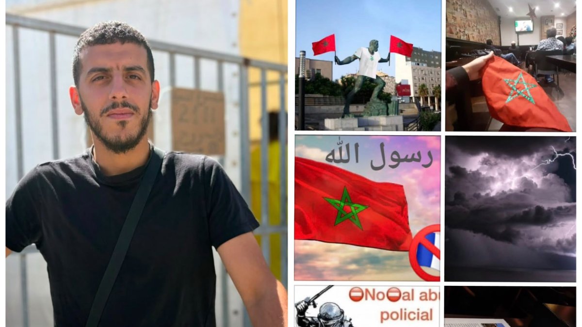 Abdelah Abdelah Mustafa, candidato del PSOE al Senado por Ceuta, y su perfil con publicaciones a favor de Marruecos