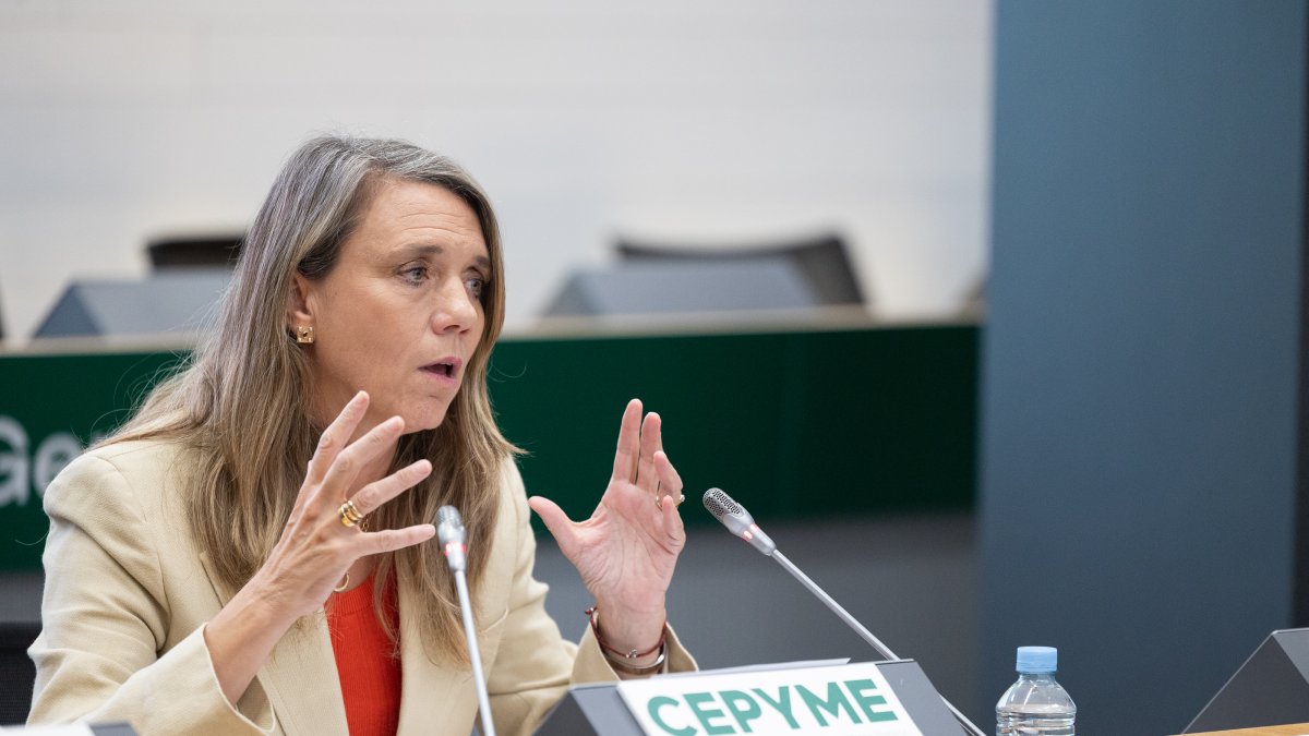 La presidenta de Cepyme, Ángela de Miguel.
Jesús Hellín / Europa Press
17/7/2026