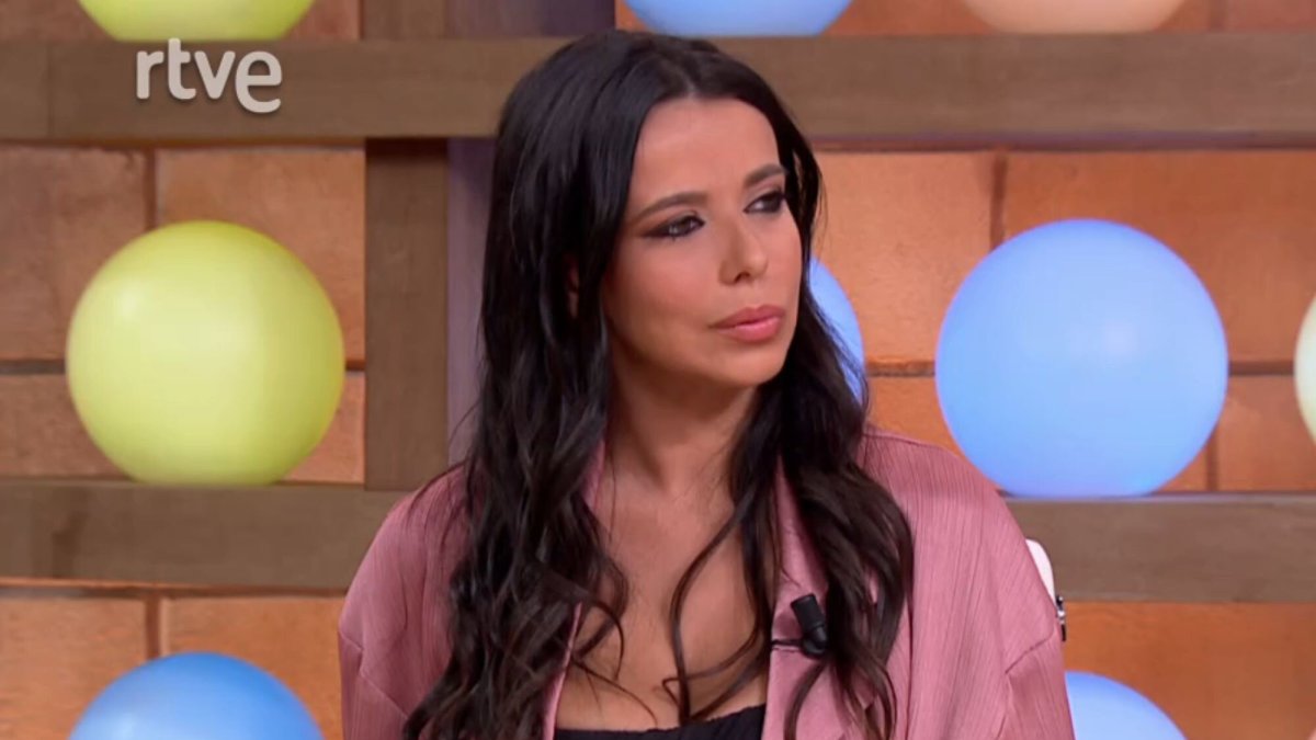 Sarah Santaolalla, en una emisión de Malas Lenguas en RTVE