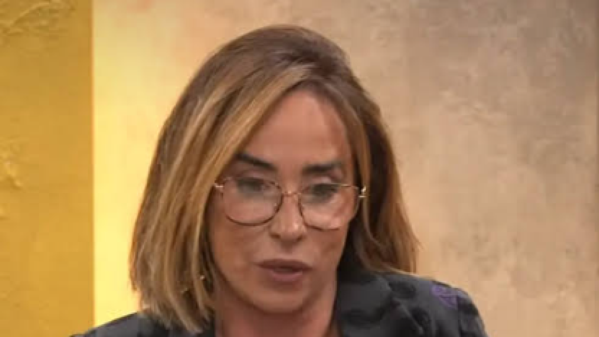 María Patiño en su tercer programa como presentadora de