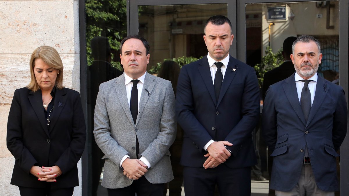 Minuto de silencio de la Generalitat Valenciana