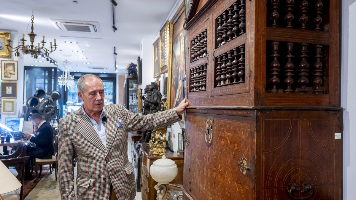 José Miguel Carrillo de Albornoz, director de la sala Magna Art Auction, en la que se subastaron los artículos procedentes del Pazo de Meirás.
Alberto Ortega / Europa Press
07/10/2026