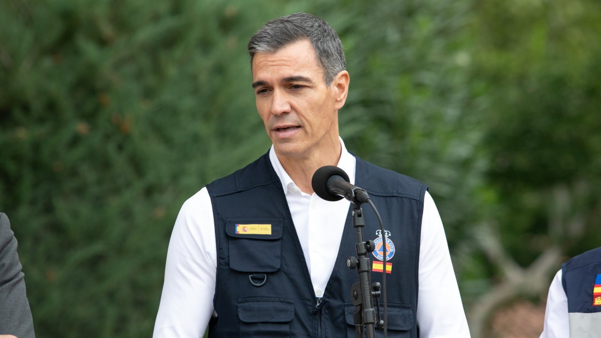 El presidente del Gobierno, Pedro Sánchez