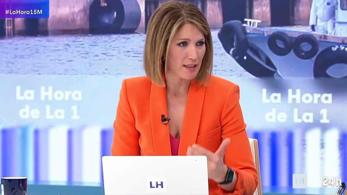 Silvia Intxaurrondo, en su programa de RTVE