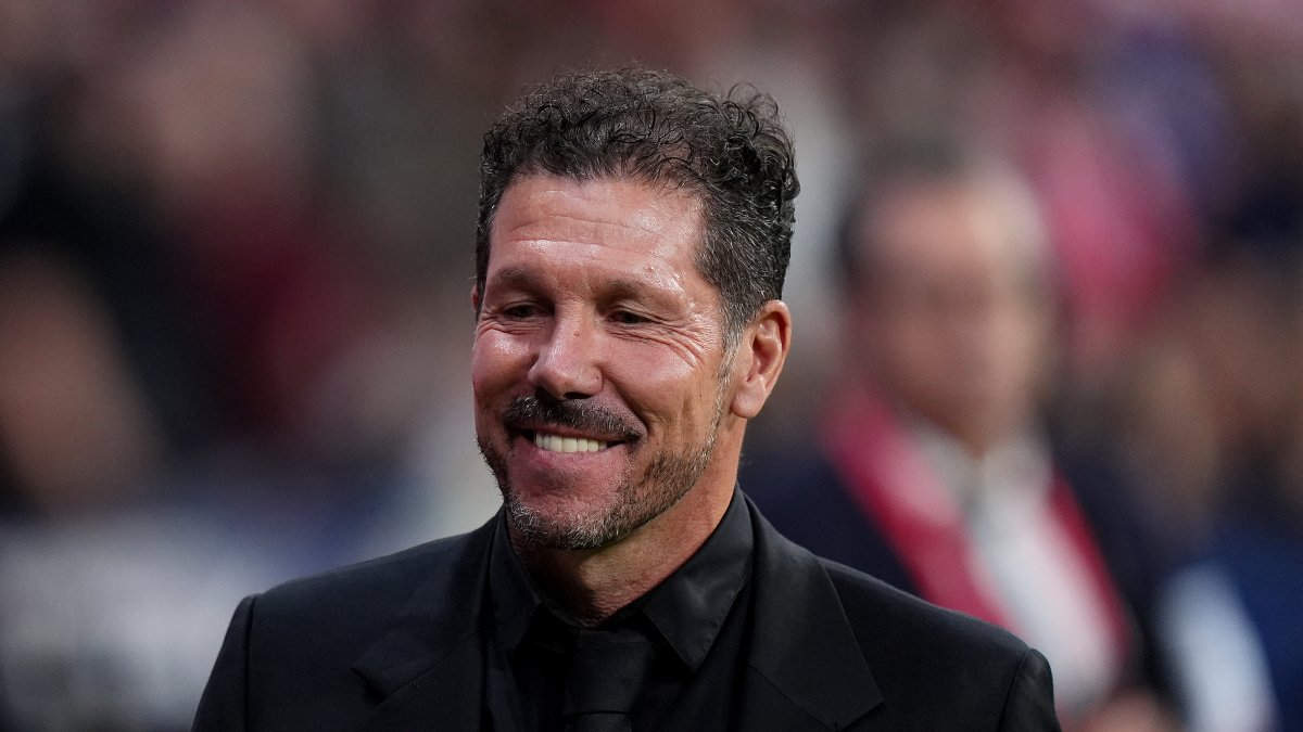 Diego Simeone, entrenador del Atlético de Madrid
