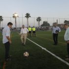 El presidente de la institución provincial, Toni Pérez, visita la actuación junto al alcalde de la localidad, Juanjo Castelló