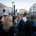 Feijóo, en la concentración por la libertad de Venezuela del sábado en Madrid.