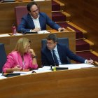 La vicepresidenta del Gobierno valenciano, Susana Camarero, y el presidente de la Generalitat Valenciana, Carlos Mazón.