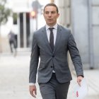 El exsecretario general del PSOE de Madrid, Juan Lobato, a su llegada a testificar en el Tribunal Supremo.
