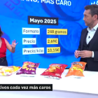 Javier Ruiz y Adela González en el plató de 'Mañaneros 360'.