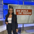 Sarah Santaolalla en el plató de 'En Boca de Todos'.