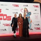 Rosa Benito y Rosario Mohedano arroparon a Paz Padilla en el estreno de su última película.