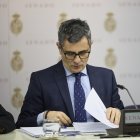 El ministro de la Presidencia, Justicia y Relaciones con las Cortes, Félix Bolaños, comparece ante la Comisión de Justicia en el Senado.