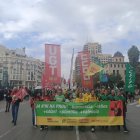 Manifestación en València con motivo de  la jornada de huelga en Educación en la Comunitat Valenciana.