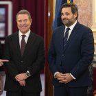 El presidente de Castilla-La Mancha, Emiliano García-Page, y el presidente del PP de Castilla La-Mancha, Paco Núñez