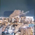 Un edificio de Jerusalen alcanzado por un misil iraní