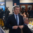 El presidente del PP, Alberto Núñez Feijóo, durante un desayuno informativo de Fórum Europa, a 4 de marzo de 2026, en Bilbao, Vizcaya, País Vasco (España).

David de Haro / Europa Press
04/3/2026