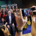 El presidente de la Junta de Andalucía, Juan Manuel Moreno