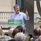 El presidente del Partido Popular, Alberto Núñez Feijoo, en Jerez