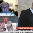 César Antonio Molina y Chema Crespo discuten en televisión