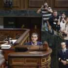 Pedro Sánchez en el pleno del pasado día 24 de junio