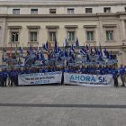 Manifestación de funcionarios de prisiones.