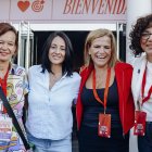 La secretaria de organización del PSOE, Rebeca Torró, la delegada del Gobierno en la Comunidad Valenciana, Pilar Bernabé