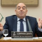 El presidente de la Federación Nacional de Asociaciones de Trabajadores Autónomos (ATA), Lorenzo Amor, comparece ante la Comisión de Trabajo, Economía Social, Inclusión, Seguridad Social y Migraciones, en el Congreso de los Diputados, a 25 de junio de 2024, en Madrid (España).  Lorenzo Amor ha valorado y expuesto las demandas y necesidades del colectivo de trabajadores autónomos.
25 JUNIO 2024;COMISIÓN DE TRABAJO;ATA;LORENZO AMOR ACEDO;CONGRESO DE LOS DIPUTADOS;MADRID
Eduardo Parra / Europa Press
25/6/2024