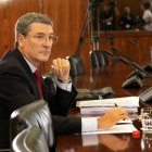 El exdirector general de IDEA Miguel Ángel Serrano en la comisión del caso ERE.